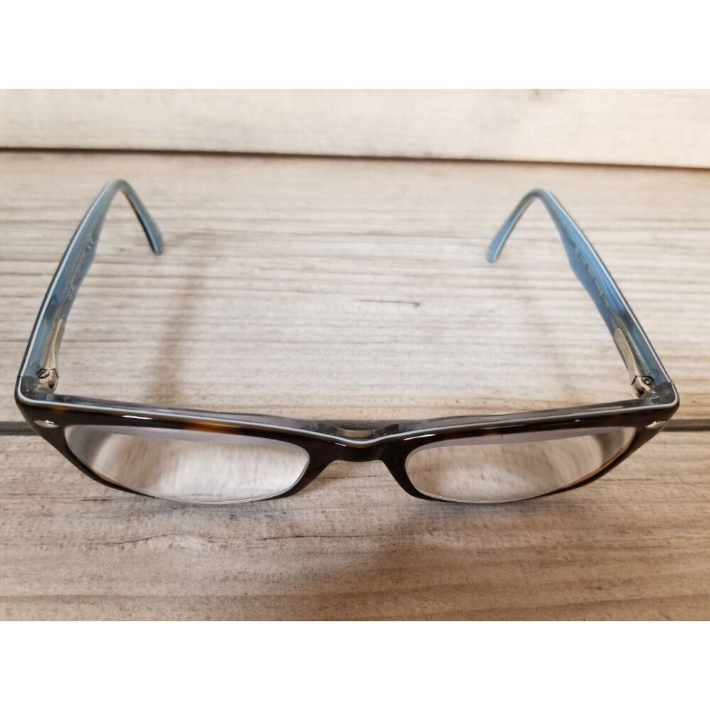 Ray Ban Eyeglass Frames in Polished Tortoise Shell Brown Blue RB5150 5023 50 19 - Picture 3 of 12